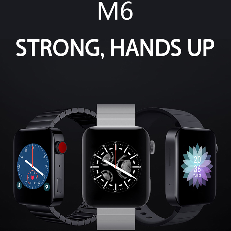 Chytré hodinky Nízký výkon inteligentní mobilní telefon hodinky M6